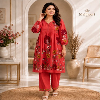 Exclusive Cotton 2 Piece Kurti Set For Women