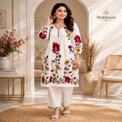Exclusive Cotton 2 Piece Kurti Set For Women